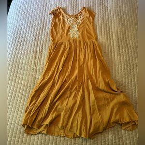 Mustard Free People Dress